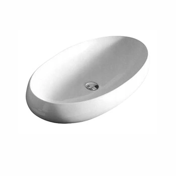 Top -Up Washbasin 60x40cm ovál, lesk, bílý.