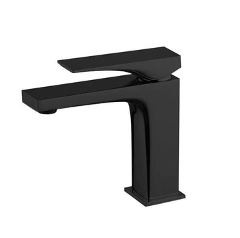Černý faucet washbasin