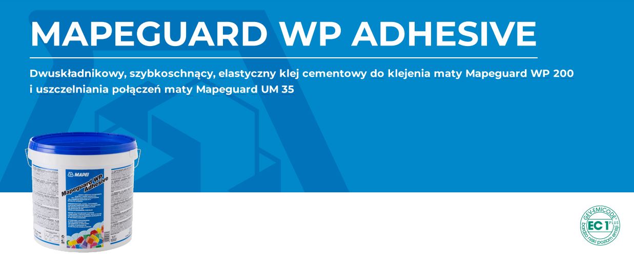 Mapei Mapeguard WP Adhesive Klej Szybkoschnący Do Mat 6,65kg - Kup ...