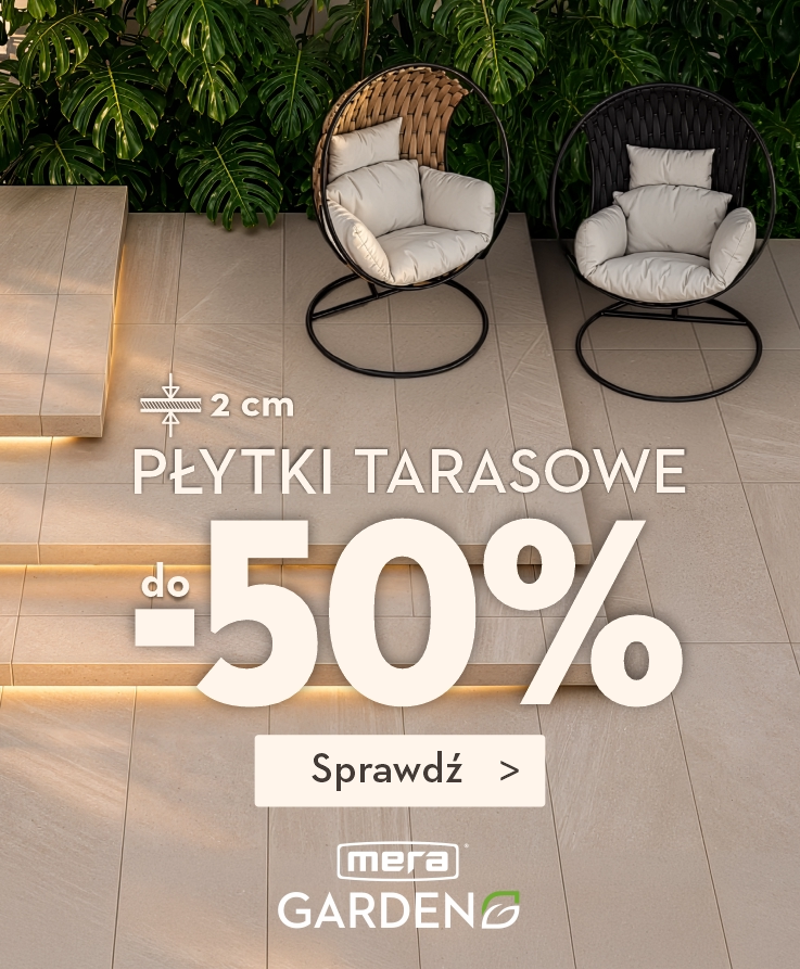 Płytki tarasowe do -50%