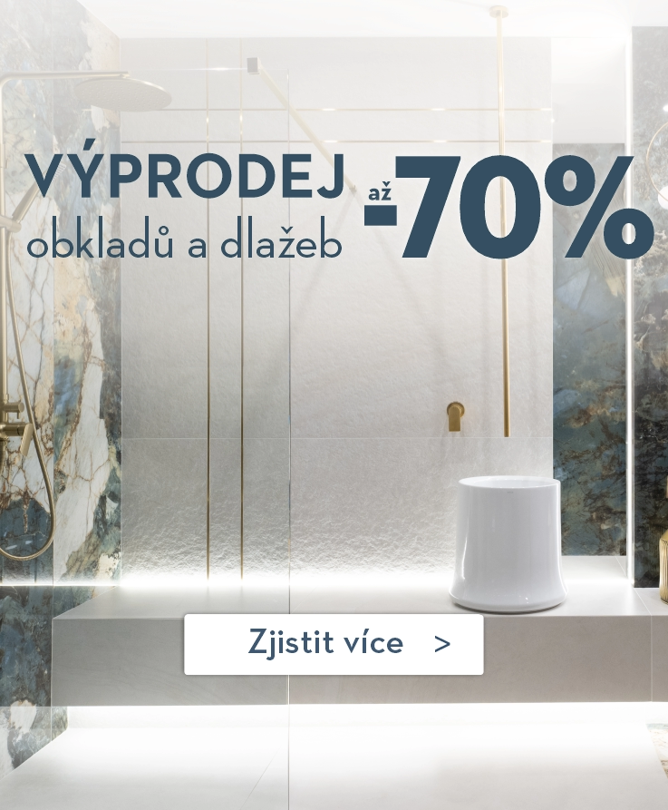 Výprodej dlažby – sleva až 70 %