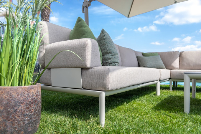 Meble ogrodowe Bolzano GIACOMO aluminium beż