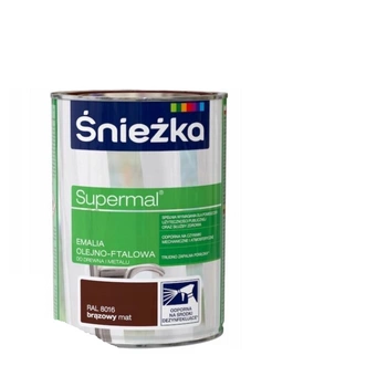 Śnieżka Supermal Ral8016 0,8L hnědá