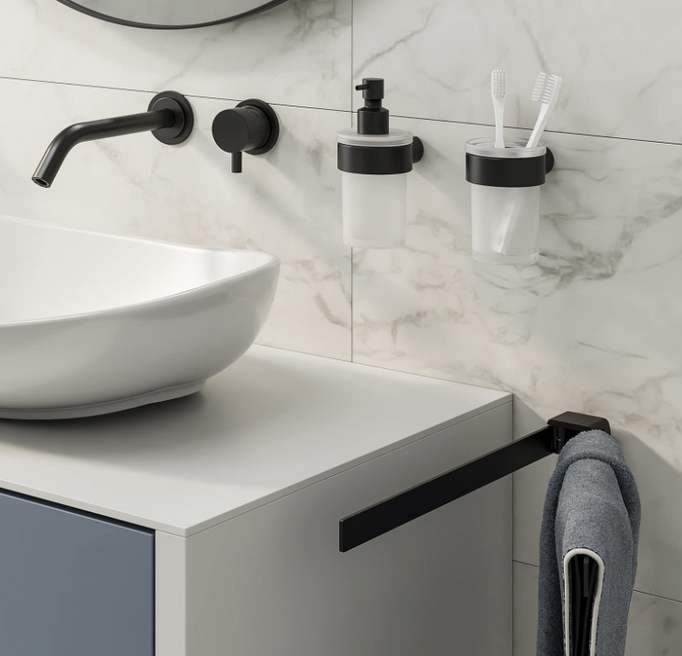 GEDDY Pirenei kubek czarny mat PI10/CZAR