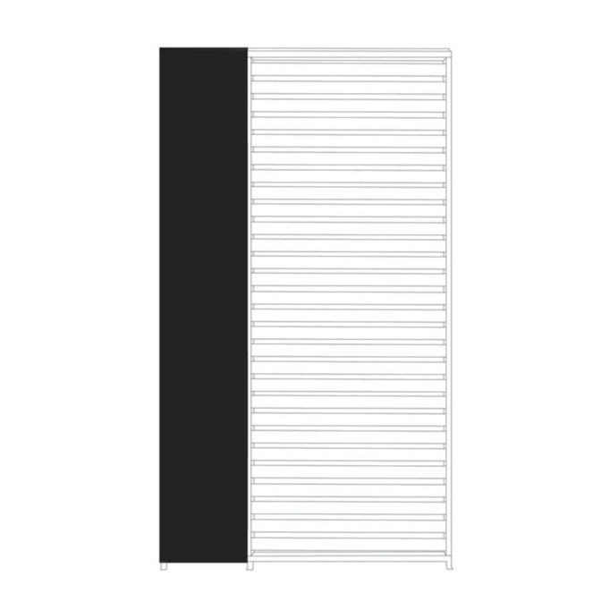 Panel pionowy do zadaszenia BOLZANO antracytowy Roma 30,9 cm 