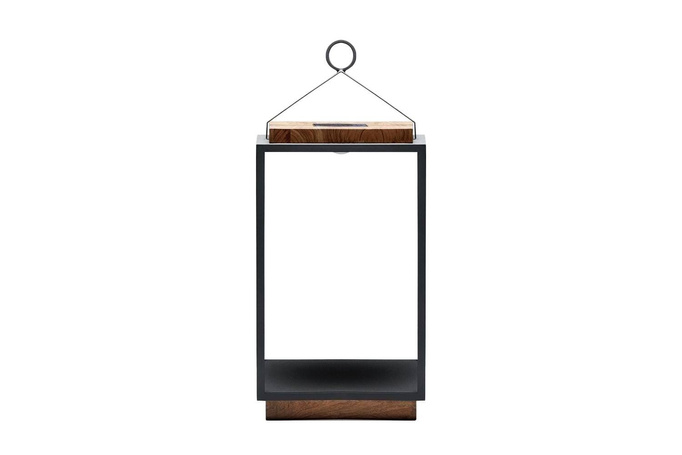 Solární lampa MRS. Anthracite XL SOLAR Coco Teak