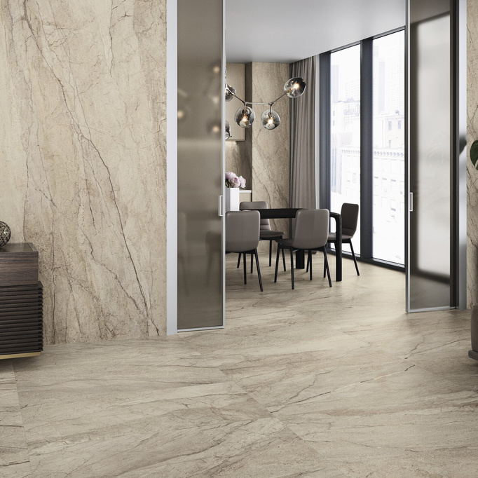 Płytka ścienno-podłogowa APE MARE DI SABBIA Beige 60x120 imitacja kamienia beżowy mat