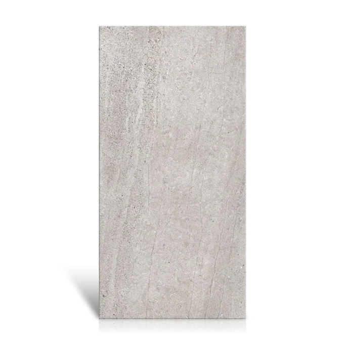 Obkladová a podlahová dlažba 60 × 120, imitace kamene, šedá matná