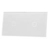 Livolo panel szklany biały podwójny 7011-61 włącznik 1+1