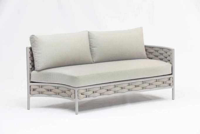 Zestaw Mebli Ogrodowych LOOP II beżowy aluminium