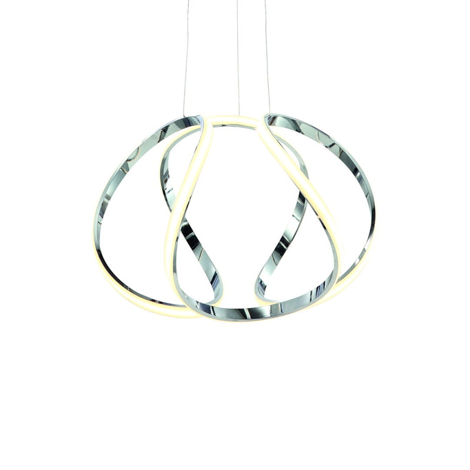 Lampa wisząca MILAGRO Globe ML3808 chrom - EKSPOZYCJA