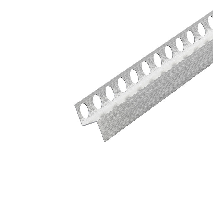 Listwa spadkowa przyścienna, Lewa srebrny szczotkowany 120cm LSSB-0004