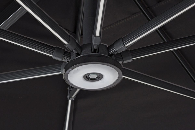 LED osvětlení pro platinu ikonu Challenger Solarflex Garden Deštníky