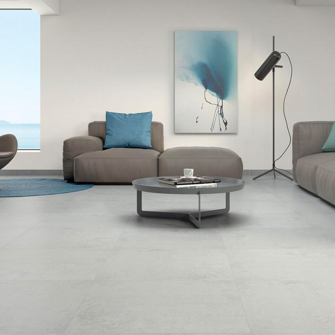 Płytka ścienno-podłogowa mat 75x75 Imitacja betonu szary