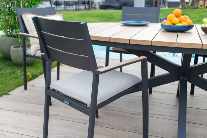 Krzesło ogrodowe BOLZANO Zefiro aluminium antracyt