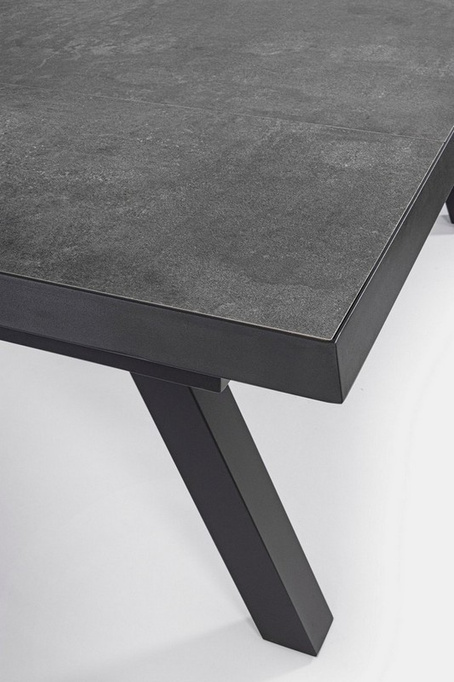 Stół ogrodowy rozkładany BOLZANO Kastor 205x265/103 cm antracytowy - EKSPOZYCJA