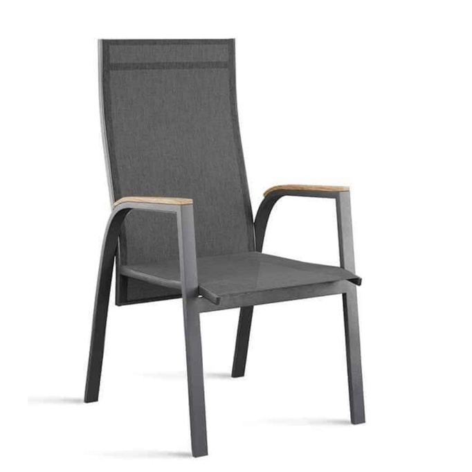 Alicante Teak Antracite Garden Chair