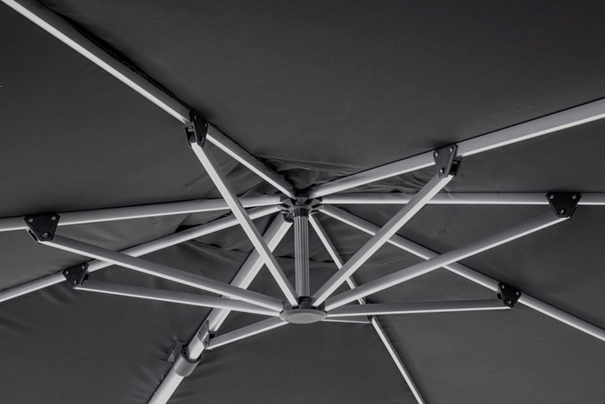 Parasol ogrodowy 3m x 4m BOLZANO Arrito aluminium antracytowy