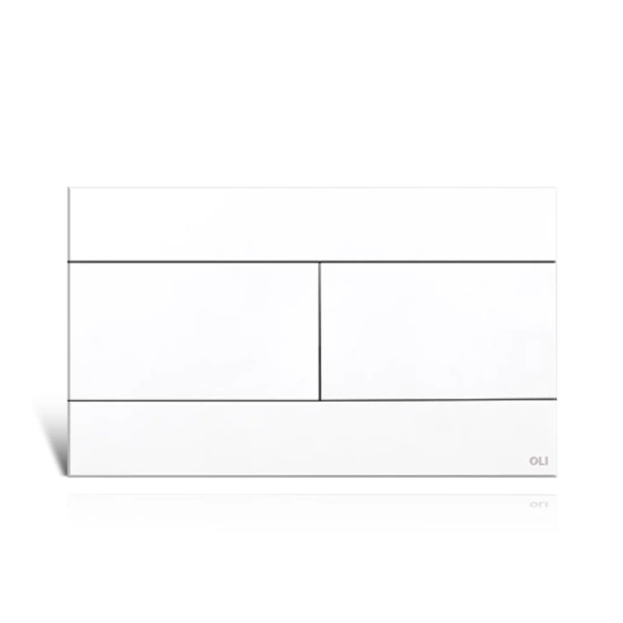 Slim White Mat propláchnutí tlačítka. do rámu OLA 659042
