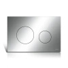 Tlačítko WC Chrome Gloss.