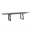 Stół ogrodowy CLUB 200-300×96cm prostokątny antracytowy aluminium