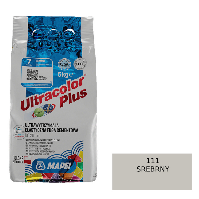 MAPEI Ultracolor Plus Fuga - 111 Silver 5 kg