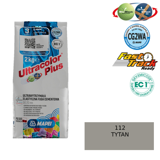 MAPEI Ultracolor Plus Fuga - 112 Titan 2 kg