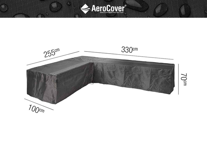 Pokrowiec na meble ogrodowe kształt L lewy 7946 Aerocover