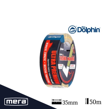 Taśma Washi do Precyzyjnego Odcinania Kolorów 35mm x  50m Blue Dolphin