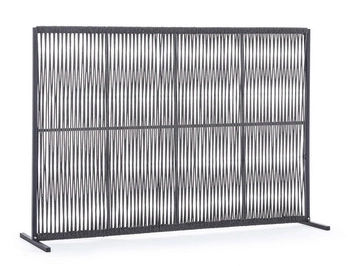 Parawan ogrodowy dekoracyjny BOLZANO Panaro 180x120 cm antracytowy
