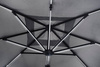 Parasol ogrodowy 3m x 3m BOLZANO Ibis LED jasny szary