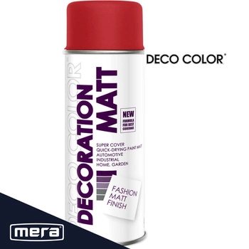 Spray Deco Color Decoration Mat Red Fire Ral 3000 400 ml 193 000