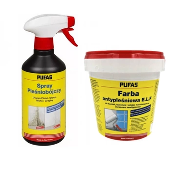 PUFAS Set Bright Spray 0,5L + bílá anti -file barva 0,75 l