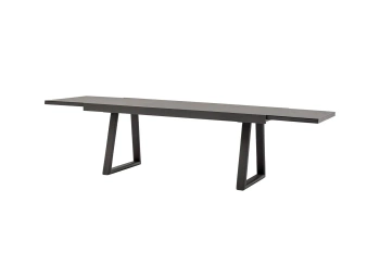 Stół ogrodowy CLUB 200-300×96cm prostokątny antracytowy aluminium