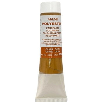 AKEMI BARWNIK DO ŻYWICY KLEJU AKEMI OCHRA 11005 tubka 30ml