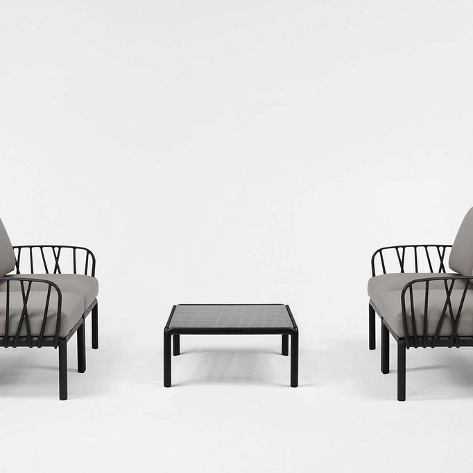 Nardi Komodo Tavolino Vetro Tortora Garden stůl