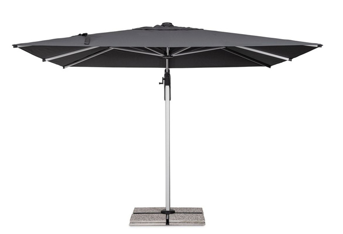Parasol ogrodowy 3m x 3m BOLZANO Arrito aluminium antracytowy