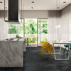 Płytka Italgraniti Shale Dark mat 60x120 imitacja kamienia czarny