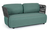 BOLZANO Sofa 2-osobowa ogrodowa Porto zielono-antracytowa 167 cm 