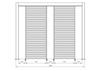 Panel pionowy do zadaszenia BOLZANO Roma 30,9 cm beżowy
