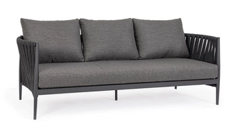 Sofa ogrodowa BOLZANO Juno aluminium antracyt
