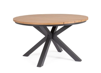 Stół ogrodowy Zefiro 130 cm BOLZANO aluminium - EKSPOZYCJA