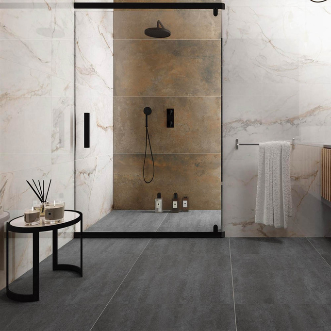 Płytka ścienno-podłogowa połysk 120x120 10,7mm imitacja marmuru mix