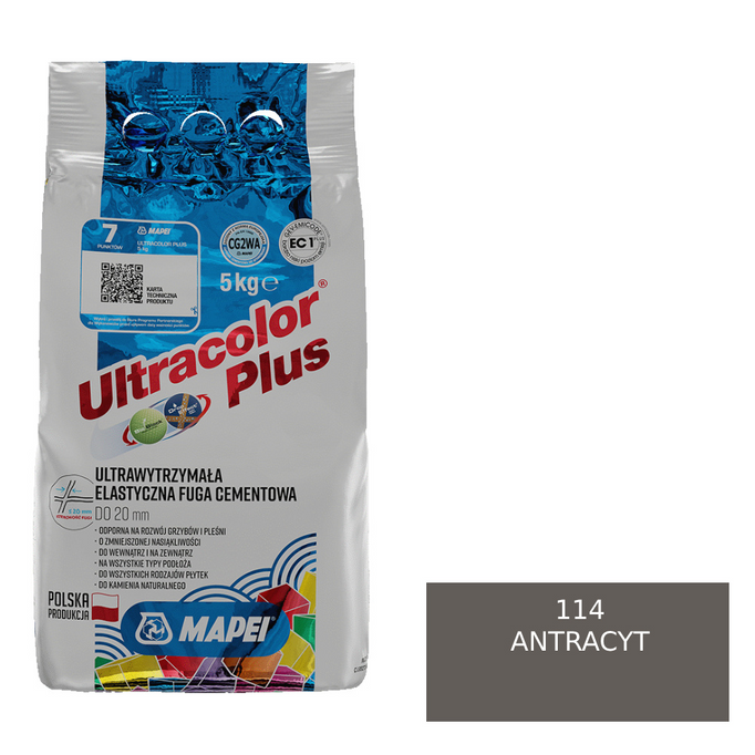 MAPEI Ultracolor Plus Fuga - 114 Anthracite 5kg