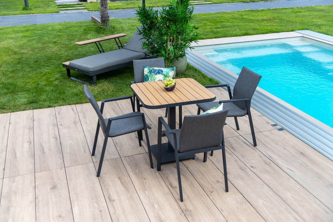 Zestaw ogrodowy BOLZANO Bolonia&Orte aluminum antracyt