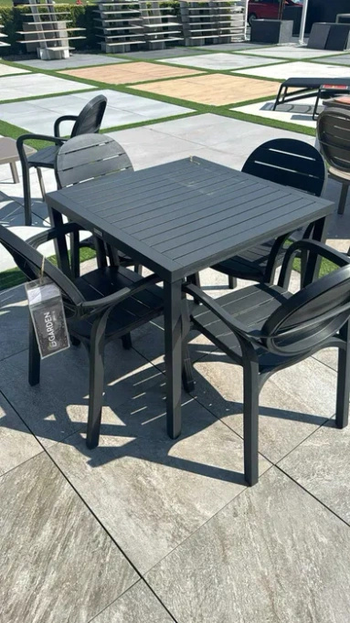 Nardi Cube 80 Antracite Garden Table