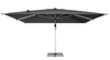 Parasol ogrodowy 4m x 4m BOLZANO Arrito aluminium antracyt
