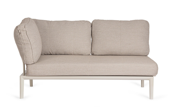 Narożnik ogrodowy BOLZANO Giacomo aluminium beż