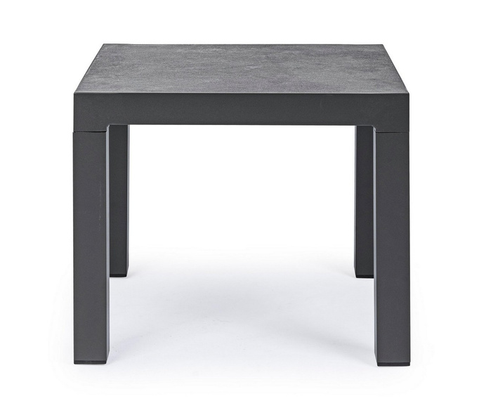Stolik kawowy 50x50cm BOLZANO Kanva aluminium antracyt