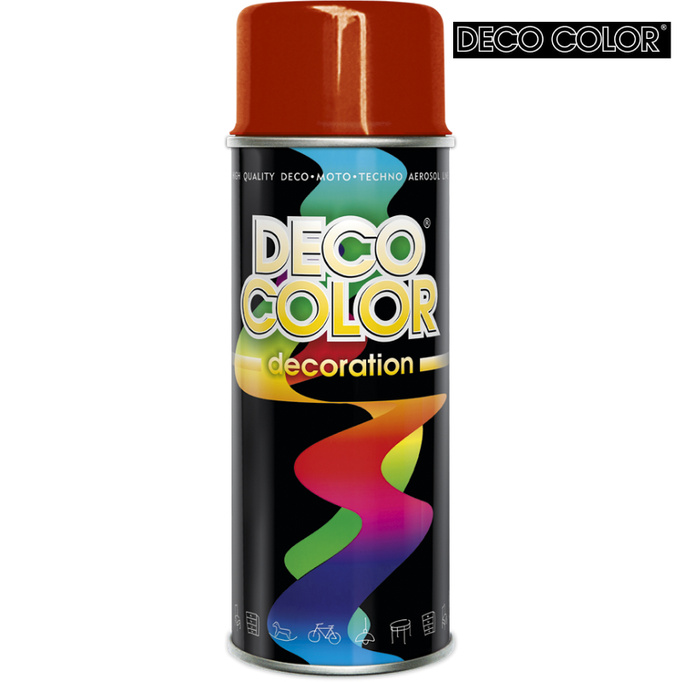 Spray Deco Color Decoration Czerwony RAL 3020 400ml  10 040